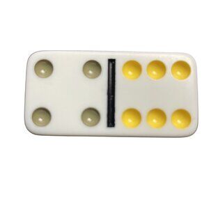 Double Twelve Dominoes Replacement Tile 4 6 Color Dot mq